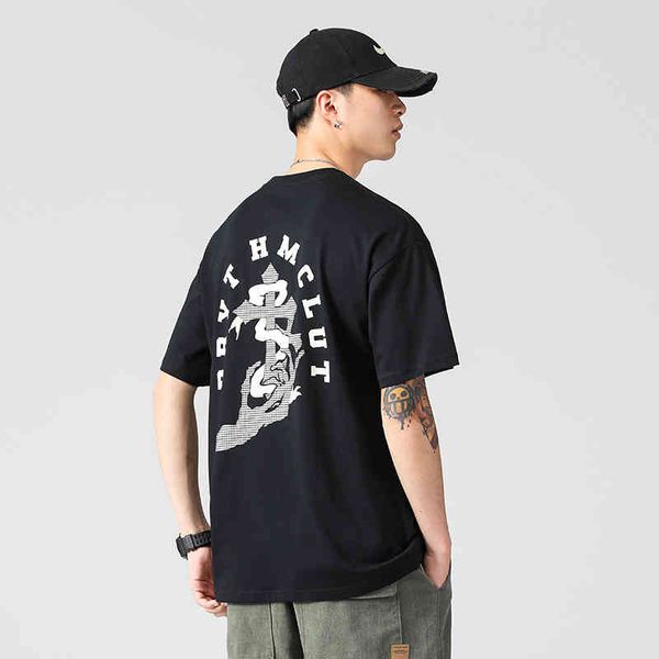 

new summer casual versatile fashion t-shirt trend short sleeve streetwear women clothes loose tee, White;black