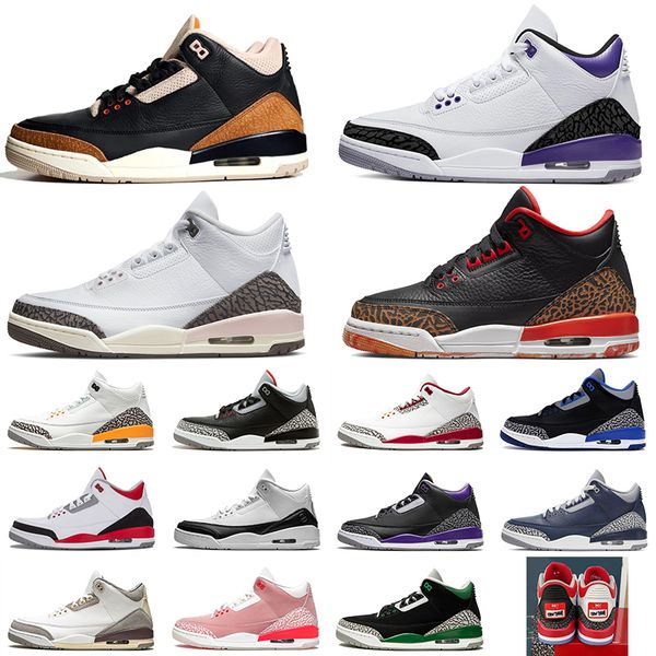 

jumpman 3 men basketball shoes 3s women dark iris desert elephant kumquat shady cement black mens trainers outdoor sports sneakers