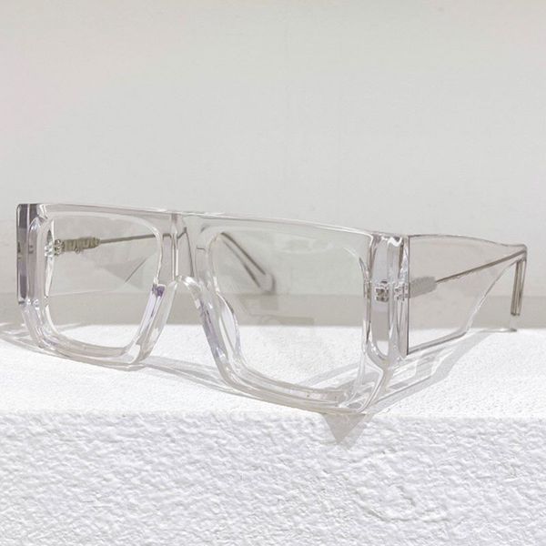 

mens or womens sunglasses ow40018u fashion classic transparent sunglasses thick square temples with double arrows summer beach vacation anti, White;black