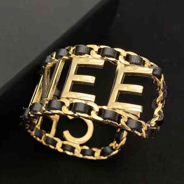 

designer jewelry luxury bracelet women classic hollow letter stitching accessories gold plated open bracelets ins new valentine's day g, Golden;silver