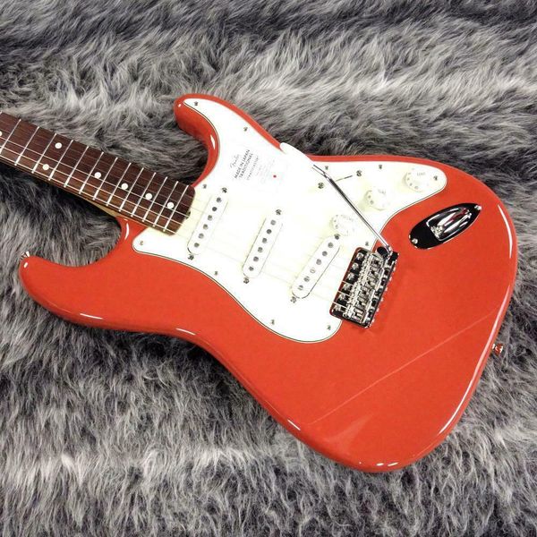 

traditional 60s st fiesta red electric guitar