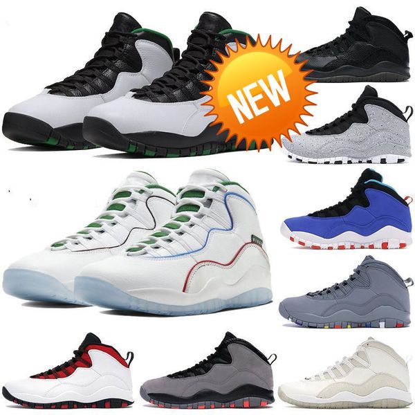 

10s 10 wings men basketball shoes chicago cool grey cement steel westbrook mens 9s 9 wholesale sneakers sports trainers k