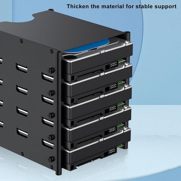 Hub Bay/Layers Staffa per HDD da 3,5 pollici Vassoio per computer desktop fai-da-te Disco rigido per unità disco rigido Scaffale Estensione Rack Scatola di immagazzinaggio Custodia per organizzatore USB USBUSB