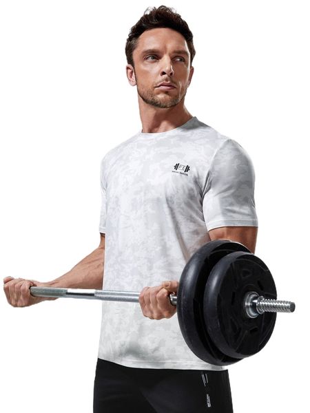 

men letter graphic sports tee 272o#, White;black