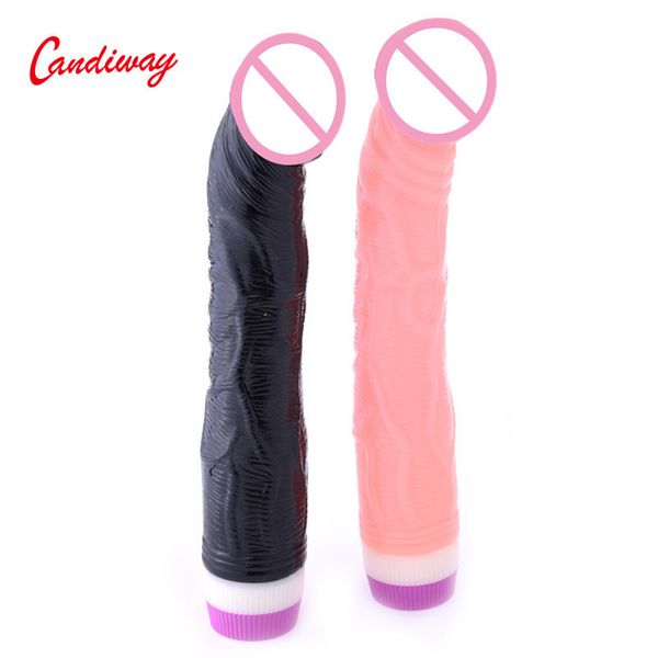 Prodotti sexy del punto G del vibratore del pene Dildo finto Giocattoli vibrazione della vagina Clitoride Vibrante stimolatore del clitoride massaggiatore donne