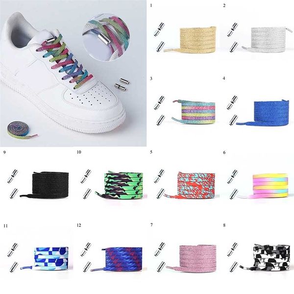 

elastic shoelaces flats no tie shoelace quick locking shoe laces kids women men shoes lace strings" 220720, White;pink