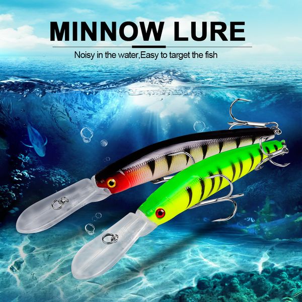 Yeni K1633 15.5cm 14.5g balıkçılık cazibesi kiti minnow lures krank yem balıkçılık mücadele bas alabalık tuzlu su/tatlı su 200pcs/lot için