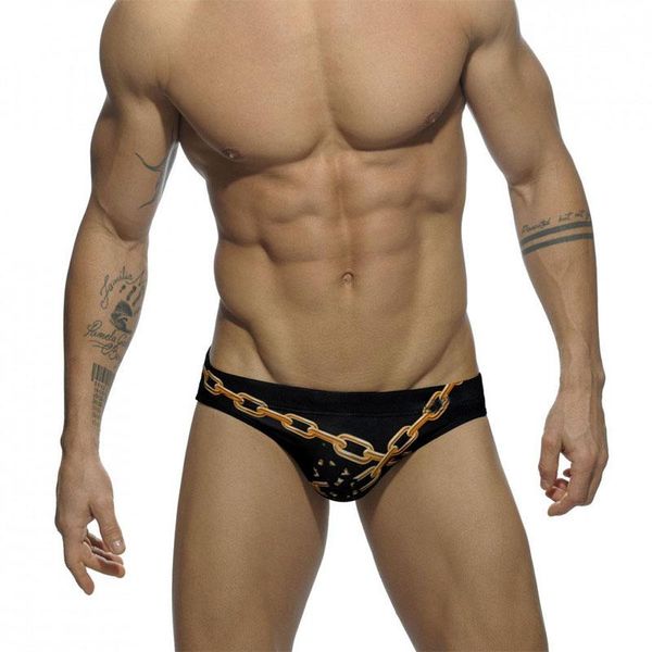 

men's swimwear printing swimming shorts trunks male personality beach surf board swimsuits briefs