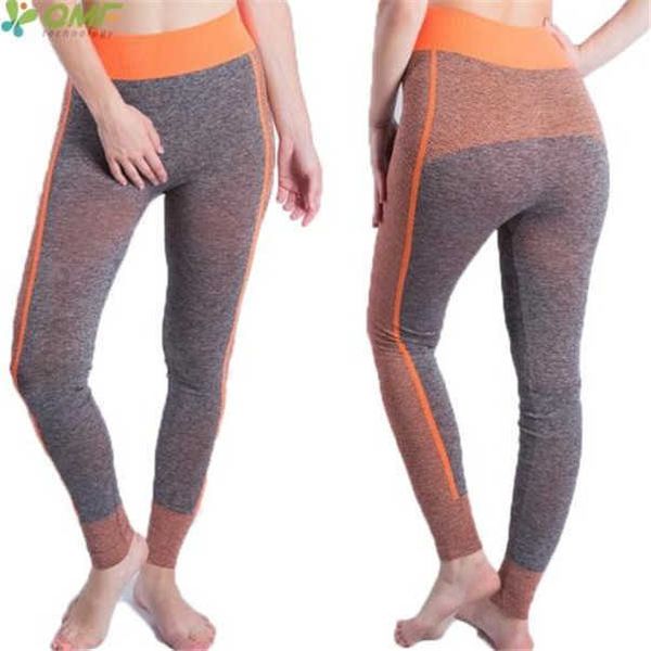 

women fitness gym yoga pants high waist push up mesh legging breathable sport female tight leggings seamless 23, White;red