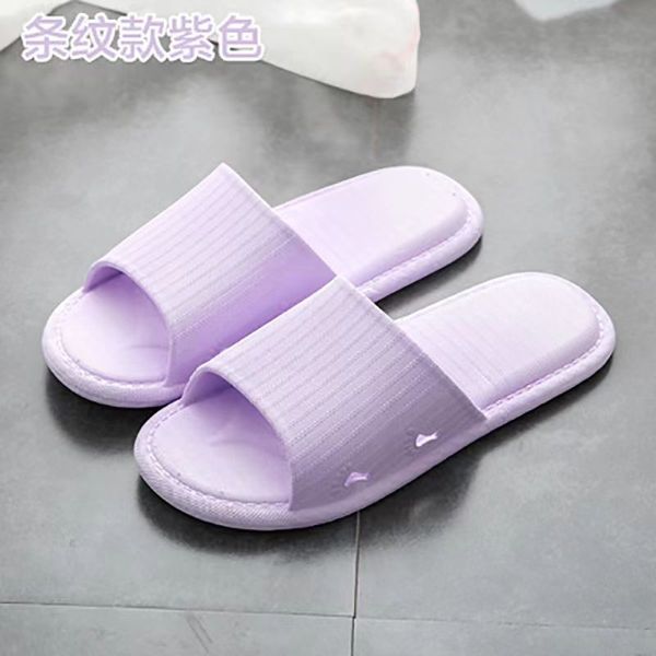 

2022bathroom non-slip slippers women's home household soft bottom bath quick-drying indoor mute couple slippers men04, Black