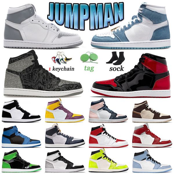 

mens trainers jumpman 1 basketball shoes bred patent high og 1s stealth visionaire denim sports rebellionaire womens sneakers