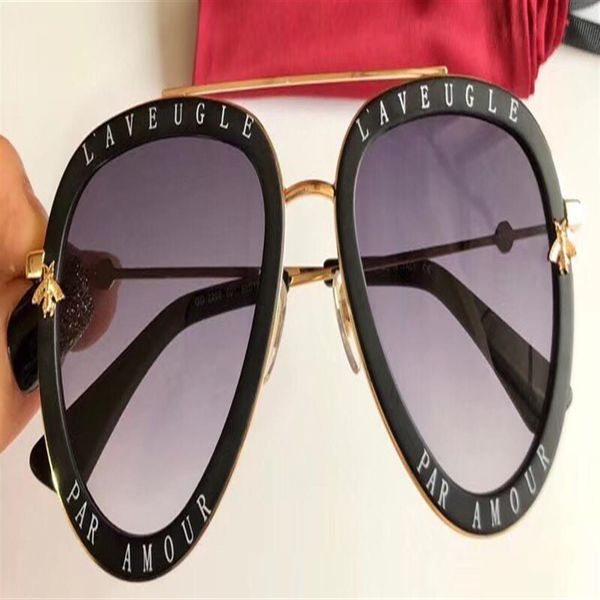 

luxury 2208 sunglasses for women designer popular fashion 2208s oval full frame summer style uv protection lens come w260f, White;black