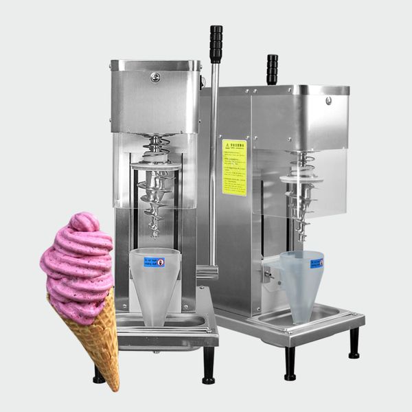 2022 kommerzieller Tisch Wirbel Bohrer Joghurt Real Fruits Eismaschine Mixer CFR by Sea Mino Maquina Helados