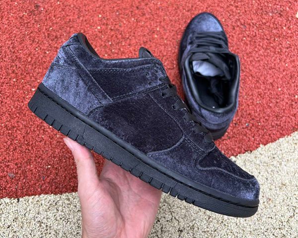 

shoes dover street market x low skateboard triple black trainers sports sneakers