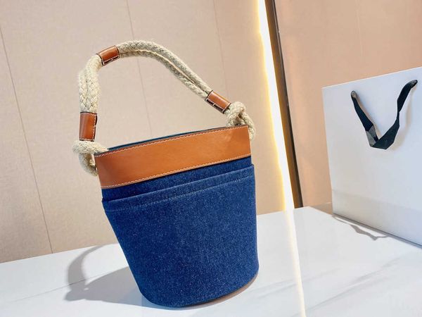 Kosmetiktaschen Hüllen Frühling Sommer zeigen die Cowboy-Buchstaben Alar-Tasche Handtasche Mode Retro große Kapazität Großhandel Luxusgüter Mode Baumwollstoff