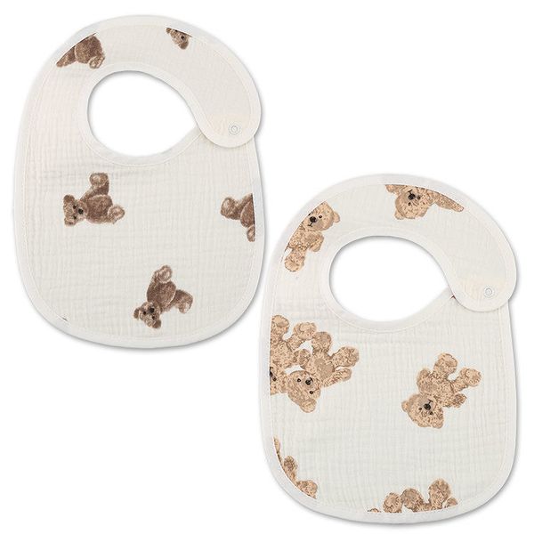 

2022 kid burp cloths cartoon 100% cotton baby breathable bibs multistyle cute toddler infant children shape baby dinner bag feeding large so