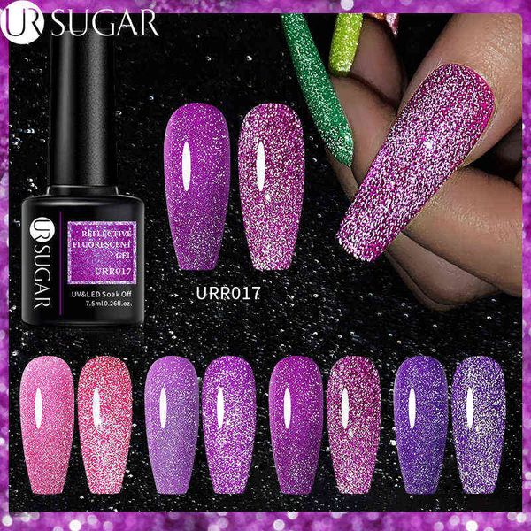 

nxy nail gel neon reflective polish fluorescent purple laser soak off uv led varnish semi permanent all for manicure 0328, Red;pink