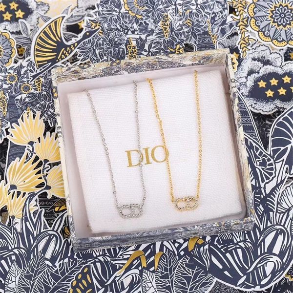 

75% off clearance jewelrys necklace gold full diamond simple fashion temperament high sense female clavicle chain, Silver