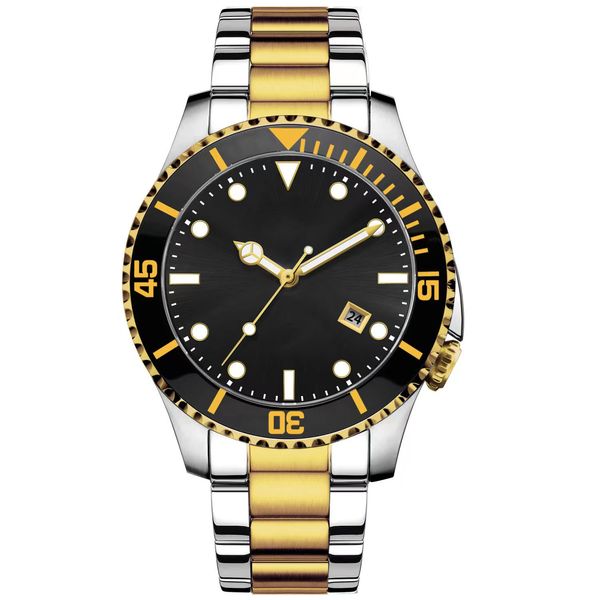 

u1 aaa+ ceramic bezel watches for mens automatic mechanical rotating outer ring 2813 movement watch luminous sapphire sports self-wind luxur, Slivery;brown