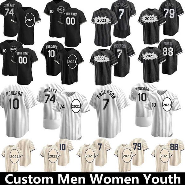 

City Connect Southside Jerseys Craig white Kimbrel sox Gavin Sheets Jose Abreu Tim Anderson Moncada Eloy Jimenez Lynn Luis Robert, Men's color 1
