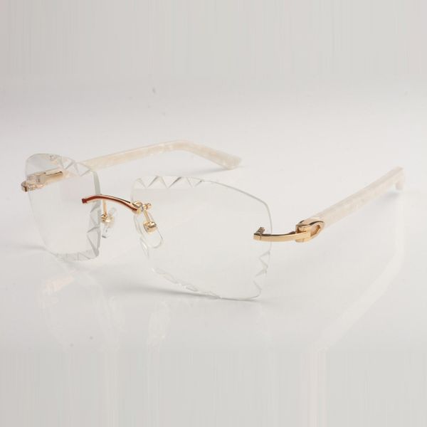 

new design cut clear lens spectacle frames 35240289 aztec temples size 56-18-135mm express, Silver