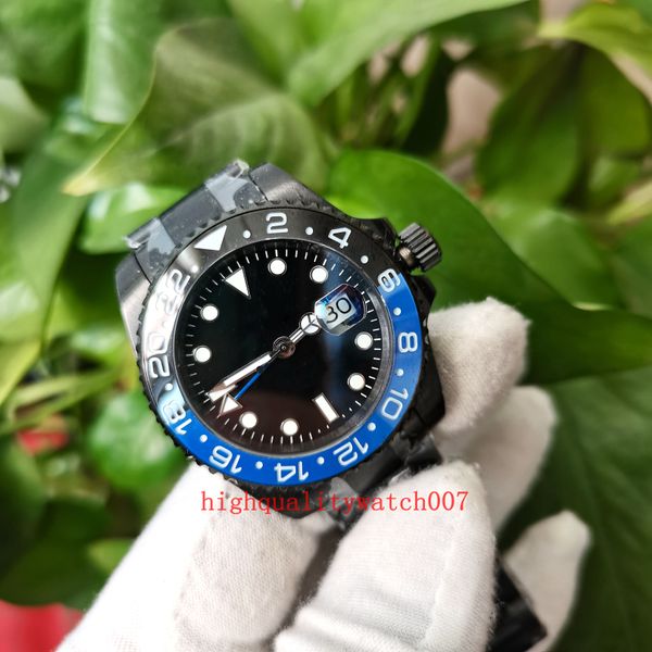 U factory Orologi Sapphire 40mm Orologi da polso 126710 116710 Cerchio quadrante nero PVD lunetta in ceramica Asia 2813 Movimento automatico Mens Orologi da polso luminosi