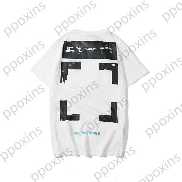

t shirts clothes men's shorts offs t-shirts new street half summer wear white fashion and women's graffiti arrow round neck loose, White;black