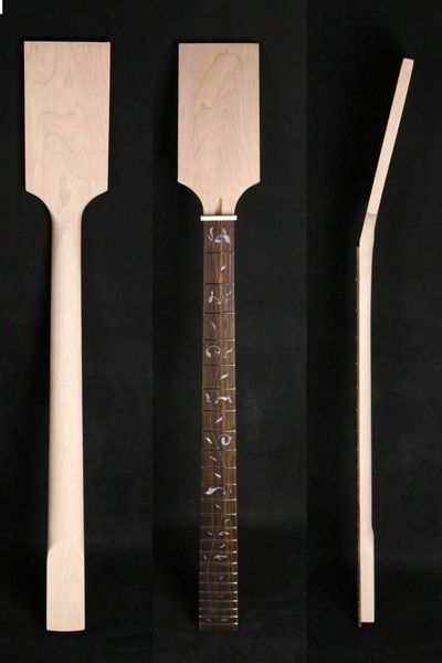 

24fret 34inch maple electric bass guitar neck guitar parts/project #b2