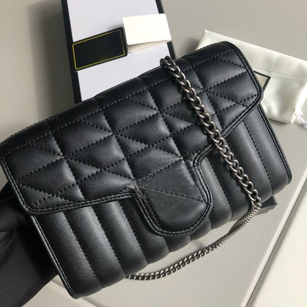 

new 2022 mini plaid designer bag for women crossbody chest desginers chain bags ladies outdoor real leather handbags totes size 20x13x6cm