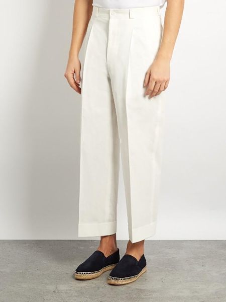 Los pantalones de los hombres Casual Minority Design White Personality Belt pueden aflojar el desfile de moda