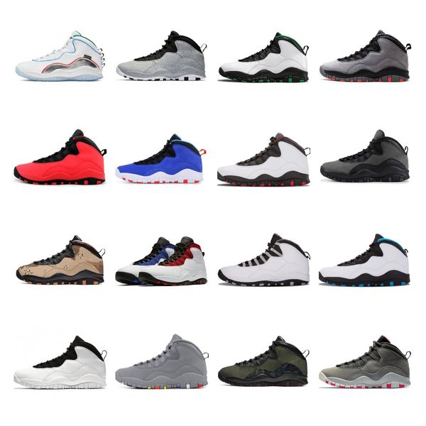 

jumpman 10 10s seattle wings trainer retro shoe basketball westbrook shoes tinker cement air men trainers sneaker designer sport kqslj, Black