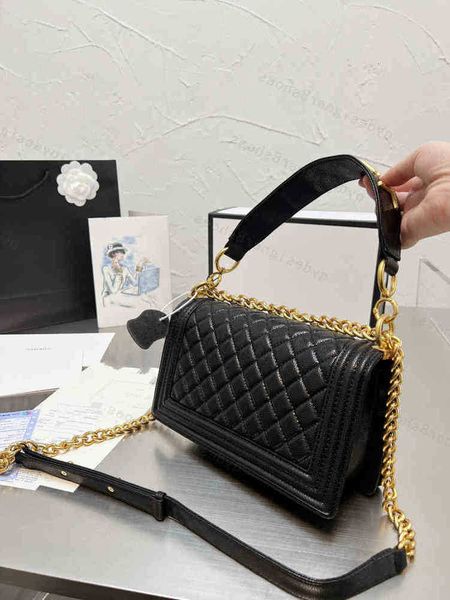 

folding box designer women's 20ss wide shoulder strap square metal cowhide quality bag size 25*15cm