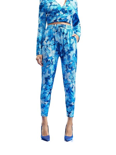 

x sarah stevenson drawstring waist tie dye pants q8fz#, Black;white