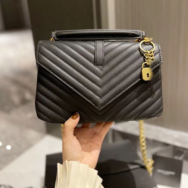 

messenger bags chain bag crossbody luxury designer brand fashion shoulder bags handbags women letter purse phone wallet metallic lady