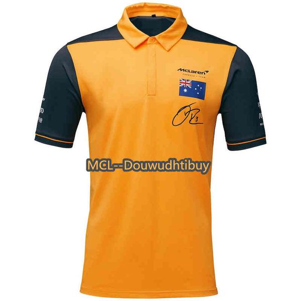 

2022 new formula 1 motorsport f1 t-shirt racing team t-shirts car fans casual breathable polo shirt summer car jersey shirts plus size, White;black