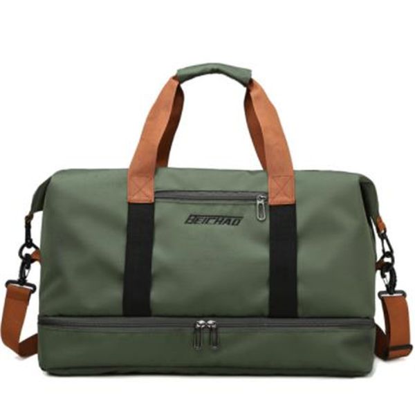 

fashion travel bags for women large capacity men's sports bag waterproof weekend sac voyage messenger bag dry and wet