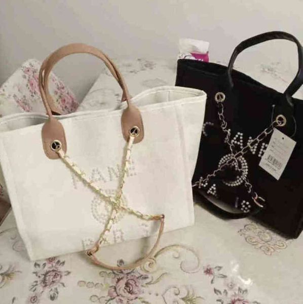 

designer fashion classic evening bags luxury handbag pearl brand label backpack womens beach handbags purse women canvas hand bag ladies 7wb, Black;red