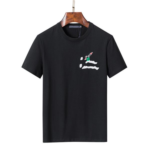 

22ss mens t-shirts high street style short sleeve round neck fashion letter printed womens t shirt size m-3xl, White;black