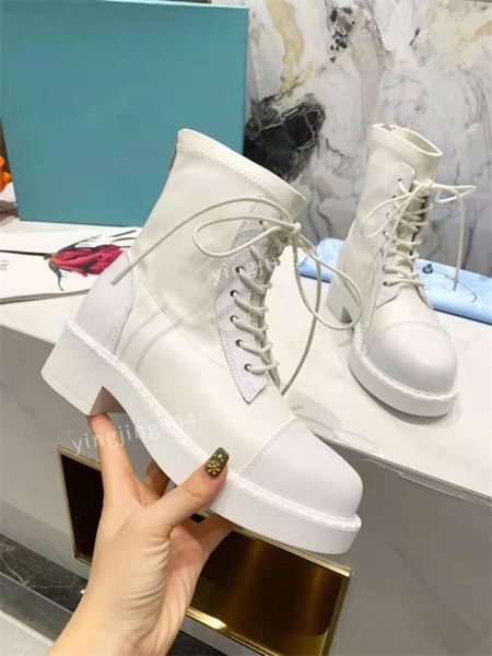 

latests designers shoes mens womens boots martin boots real leather non-slip classcial lace-up knight cowskin fashion hight quality platform, Black