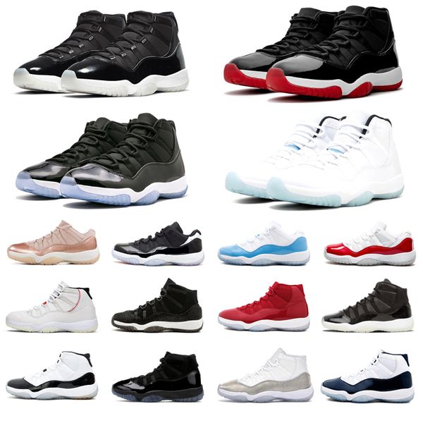 

men basketball shoes 11s 11 cool grey gamma blue rose gold space jam bright cirtrus legend blue mens trainers sports womens sneakers