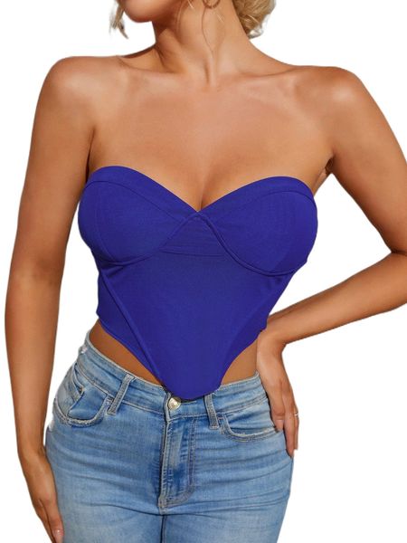 

parthea asymmetrical hem bustier crop mesh g0wq#, White