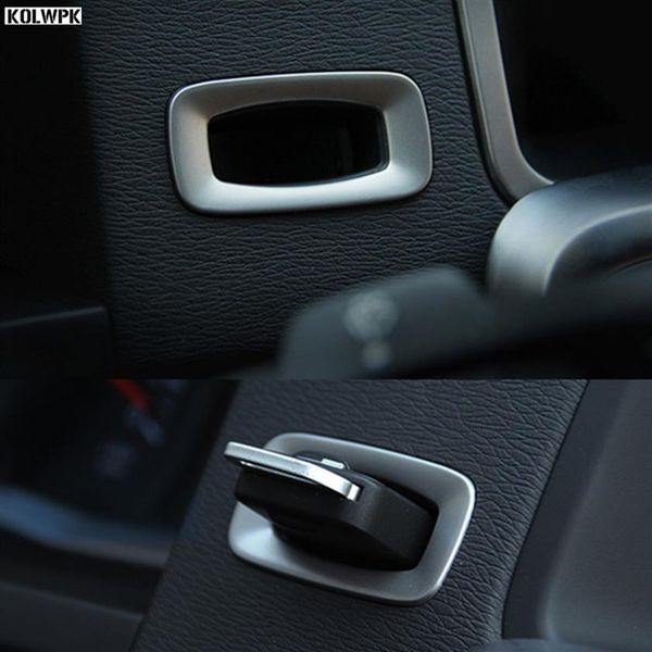

car styling key panel hole decoration frame is suitable for volvo s60l v60 s60 2010 -2018 sequins sticker244b
