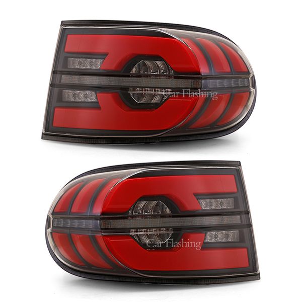 

2pcs led rear tail light assembly for toyota fj cruiser 2007 - 2022 led tail lamp reverse light dynamic turn signal