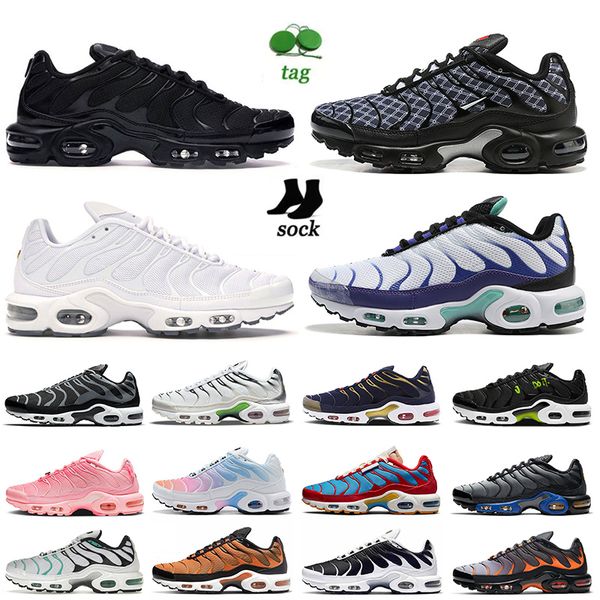 

originals 2022 men women designer amx tn plus running shoes tns tnplus black white france metallic silver grape bleached aqua jade jogging o