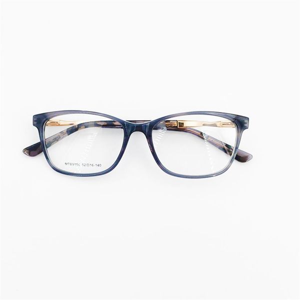 

eyeglass frame brand designer hand polished full frame eyeglass frame multi-color choice for women263f, Silver