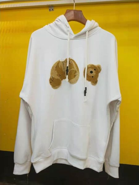 

mens designer hoodie man angel teddy bear woman sweatshirt long sleeve casual pullover black warm womens fashion streetwear pullover lovers