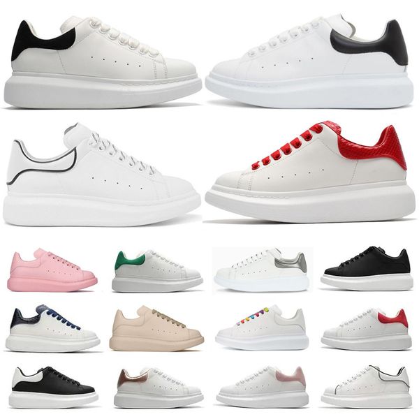 

designer casual shoes platform men women leather lace up sneakers luxury velvet suede trainers jogging walking oversized flats espadrille so, Black