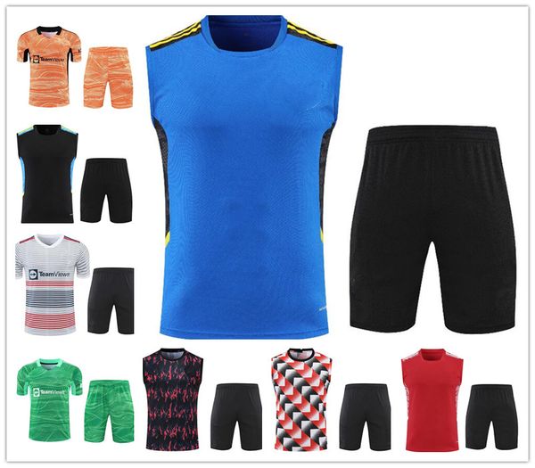 

22 23 sancho goalkeeper soccer jerseys fans player version man bruno fernandes pogba rashford football shirt utd 2022 2023 men kids kit sets, Black;yellow