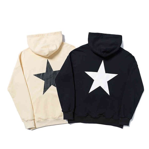 

designer hoodie essential hoodies cotton hooded sweatshirt mens hoodys fashion brand fog loose sweatshirt women sports pullover jacket, Black