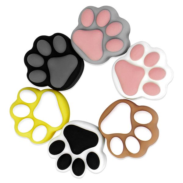 Zampa di gatto in silicone da 3 ml Nuovo design Bottiglie e barattoli di stoccaggio Contenitori di ceraScatole di cera e contenitore per olio